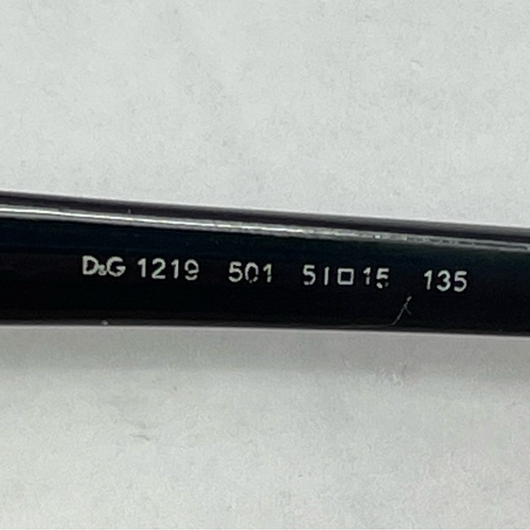 D&G Dolce & Gabbana Eyeglasses 1219 501 *Frames Only*